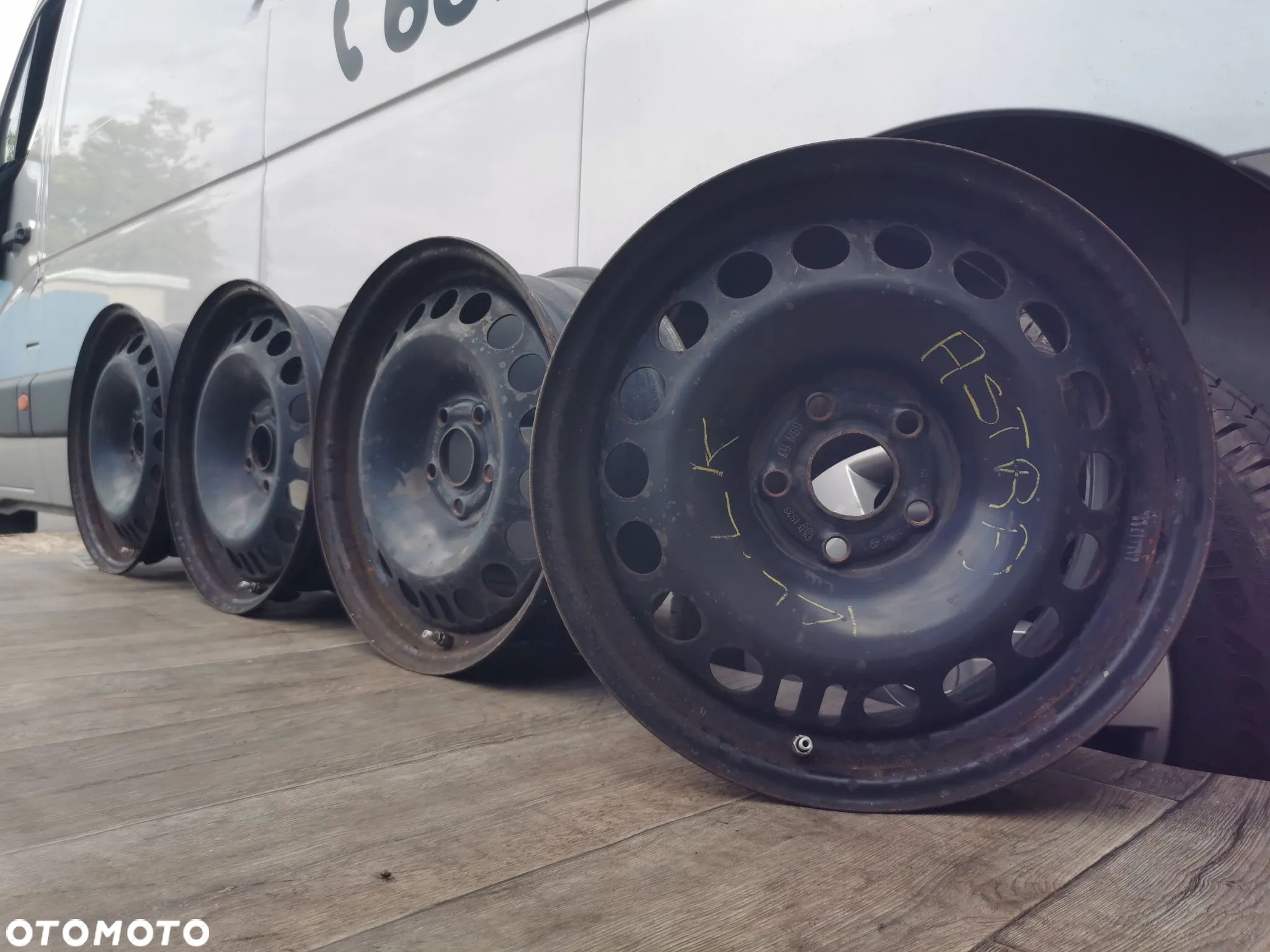FELGI STALOWE 5x105 R16 6,5J OPEL ASTRA J K MOKKA AMPERA-E CZUJNIKI CIŚNIENIA - 1