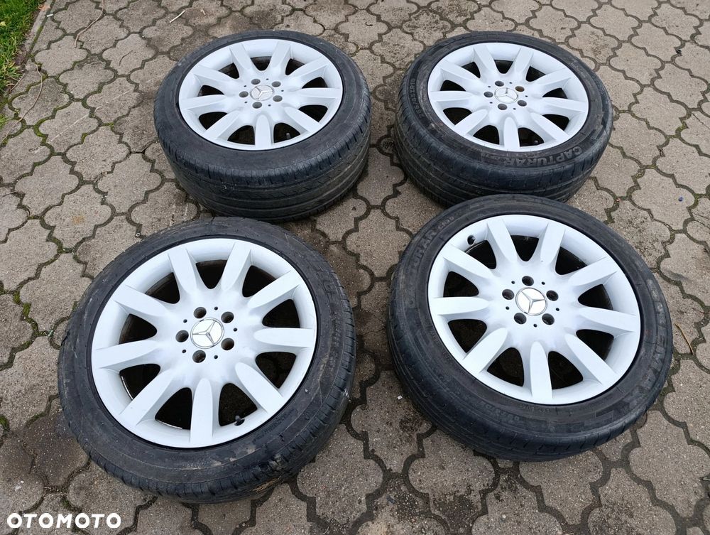 W221 felga aluminiowa felgi 18'' opona opony 255-45-18 6mm 18r komplet S klasa Mercedes - 2