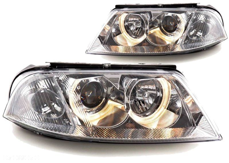 LAMPY REFLEKTORY DO VW PASSAT B5 FL 3BG Od 2000 DO 2005 Roku RINGI SOCZEWKI - 6