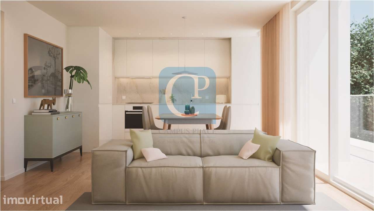 Apartamento T1 em construção, no Empreendimento Matosinhos Sea Living - Grande imagem: 2/7