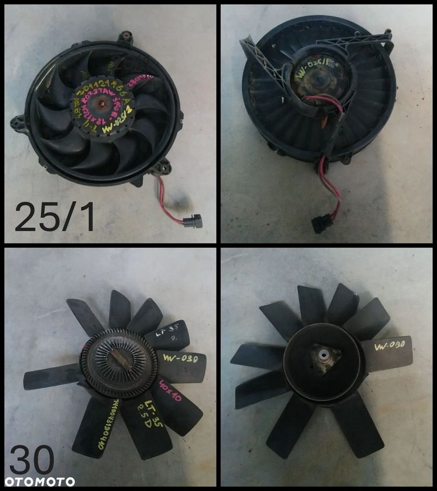 VW-001-399 WENTYLATOR CHŁODNICY VW AUDI SEAT SKODA - 5