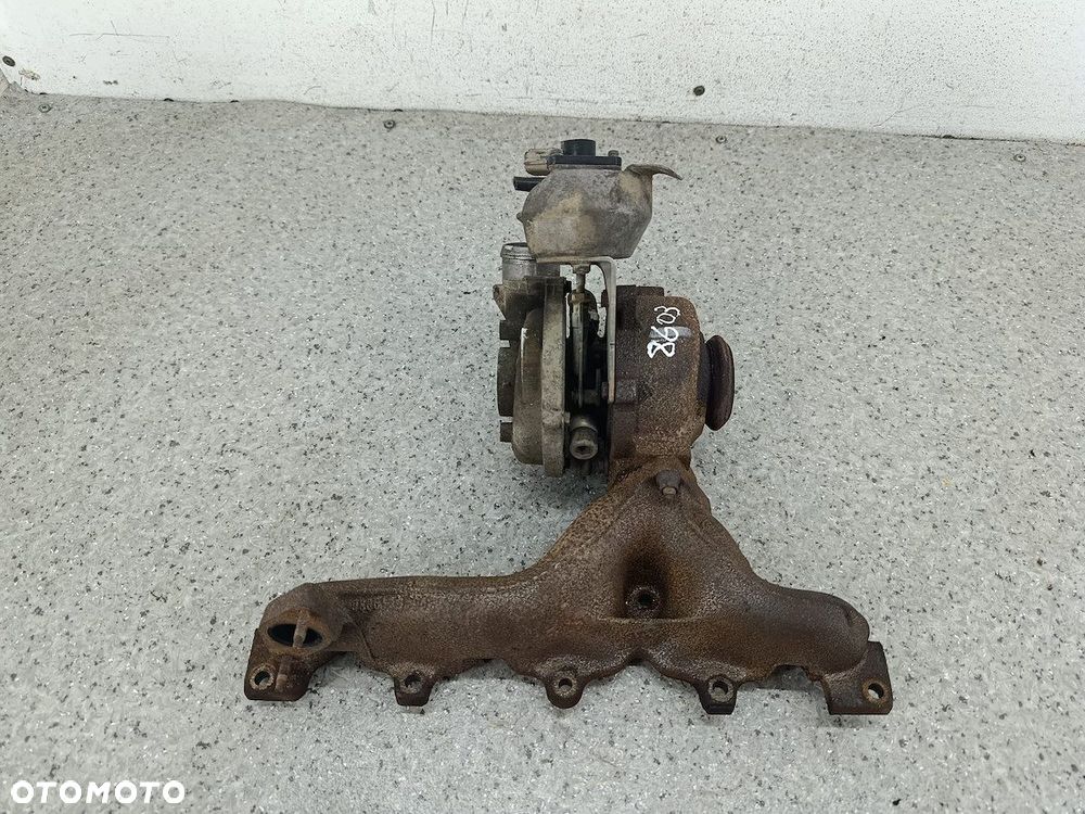 TURBINA Z KOLEKTOREM FORD FOCUS II 9654931780 GT1749V  GARRETT 2.0 TDCI - 9