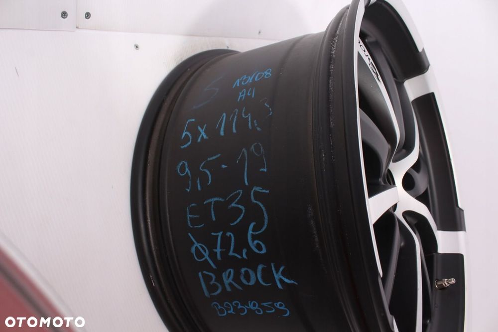 FELGA ALUMINIOWA NOWA DEMO. BROCK 5X114,3 19 ET35 - 2