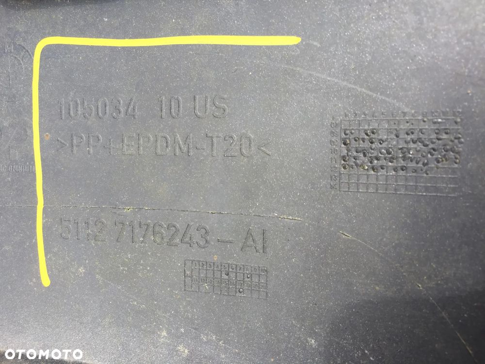 BMW X6 E71 2008-2014 ZDERZAK TYLNY TYŁ - 11