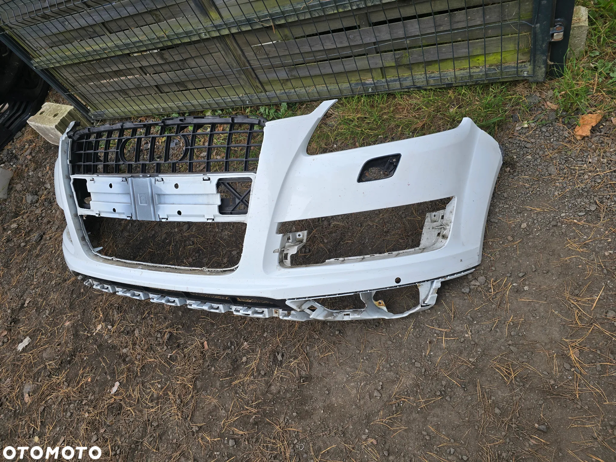 Audi q7 4l lift zderzak przód oryginał - 3