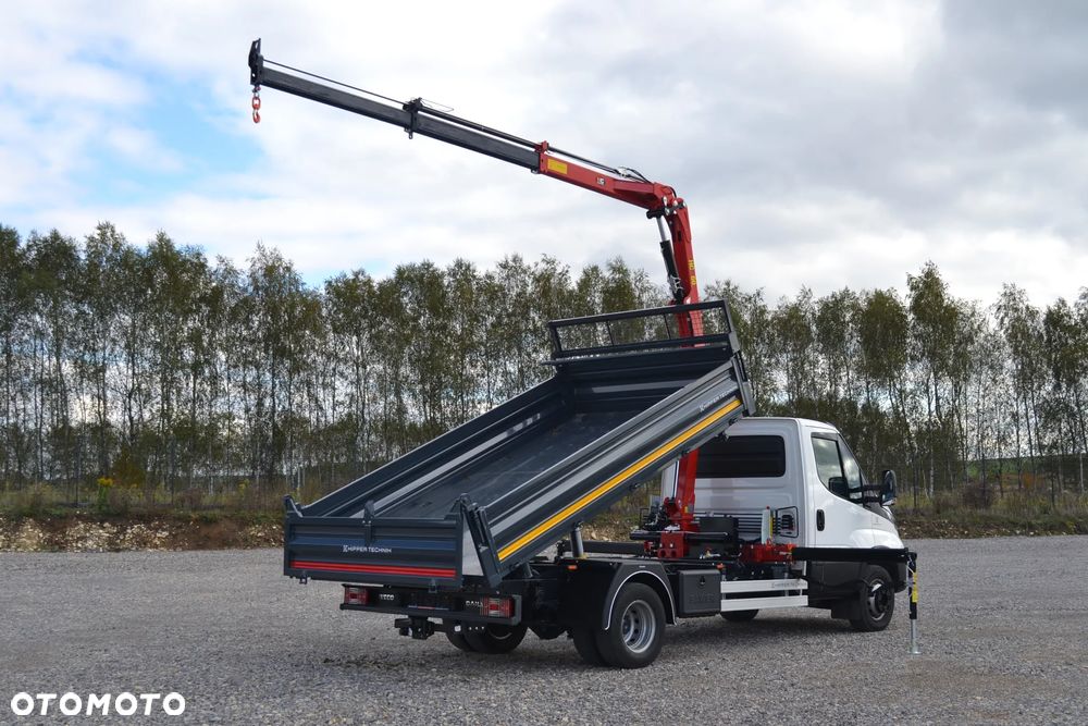 Iveco Daily Producent nadwozi WYWROT Kiper Wywrotka HDS Zabudowa Żuraw Dźwig Fassi Palfinger HIAB Hyva HMF - 11