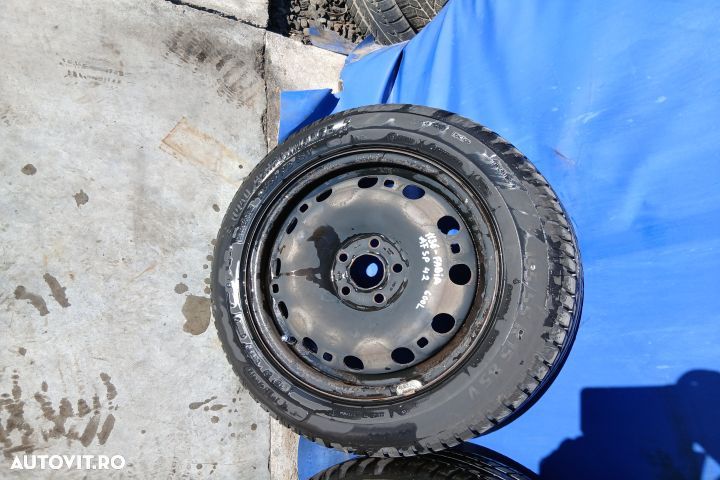 Jante tabla cu anvelope 15 - set 6Q0601027B 195/55 R15 ET43 6JX15H2 6 - 2