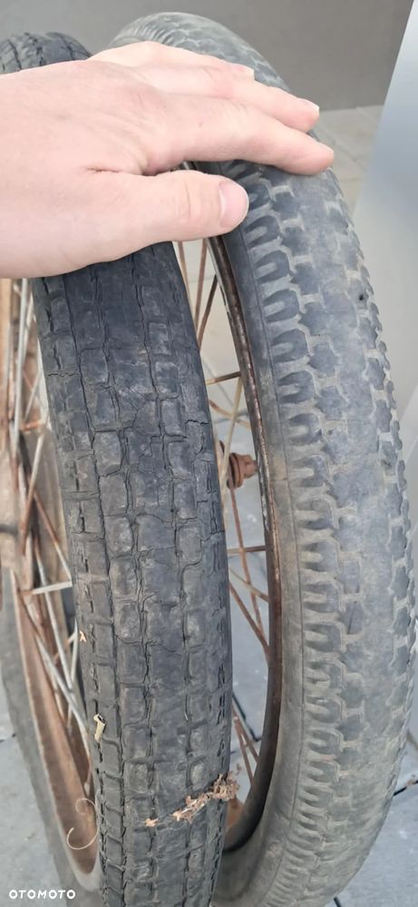 KOŁO KOŁA FELGA OPONA 2.25-19 2 1/4 KOMAR ROMET OBRĘCZ FELGI KOMARA - 2