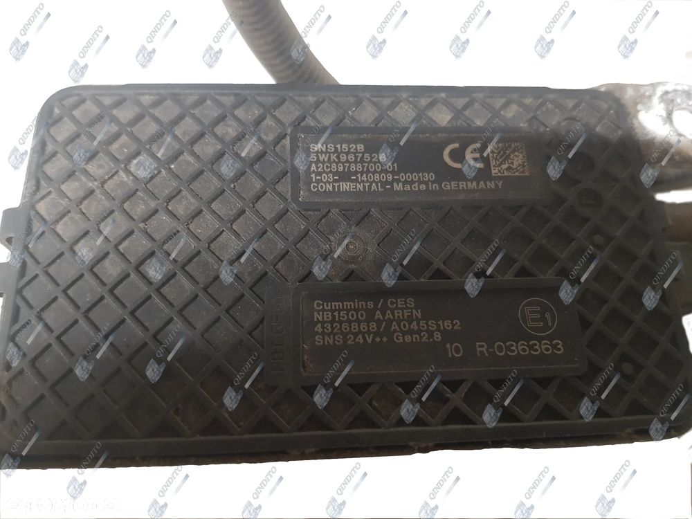 CZUJNIK NOX SONDA DAF XF CF 106 EURO 6 4326868 5WK96752b - 2