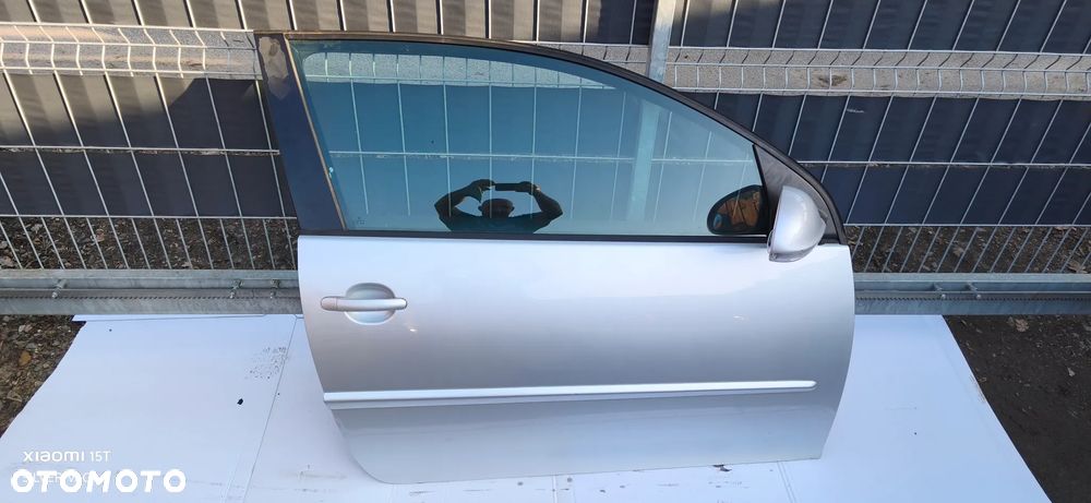 Drzwi kompletne Lewe Prawe VW GOLF 5 LA7W V części przód przednie 3D srebrne kierowcy poszycie - 13