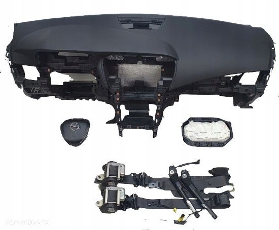 komplet poduszki deska pas pasy opel zafira c lift - 1