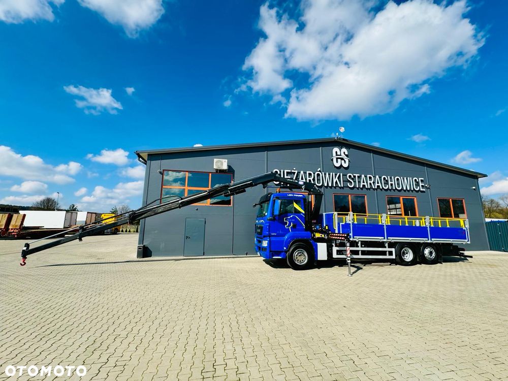 MAN TGM TGL TGS 26.360 skrzynia z żurawiem // HMF 1420 K2 12,6 m !! dzwig kran crane - 10