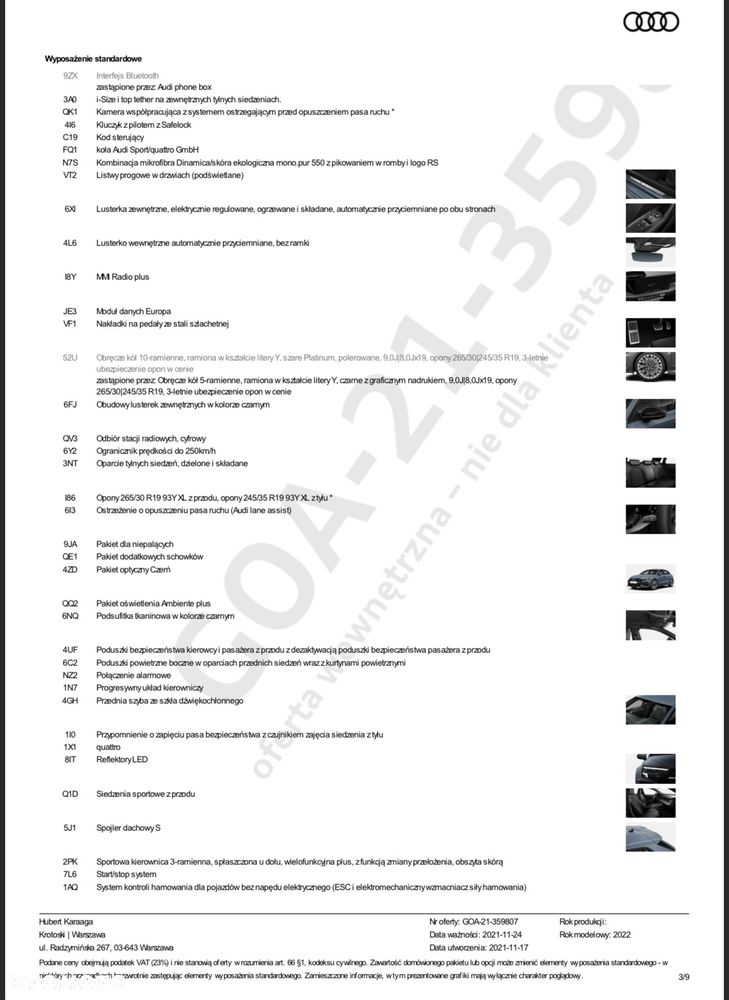 Audi RS3 Sportback 2.5 TFSI Quattro S tronic - 39