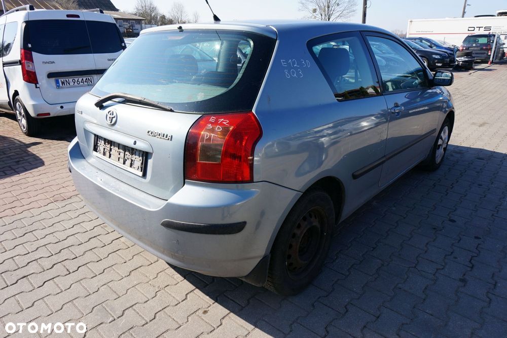 TOYOTA COROLLA E12 3D HB 8Q3 1.4 16V KM SREBRNY na części - 5
