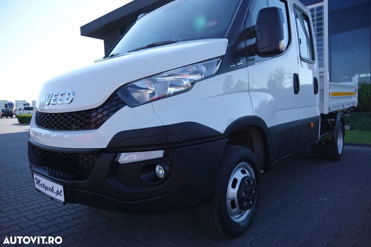 Iveco DAILY 35C16D / 2.3 D / CAMION CU TRACȚIE MIXĂ / BASCULATOR – 2.6 M / CAMION DUBLU / IMPORTAT / CONTRACT DE SERVICE POST-SERVICE - 13