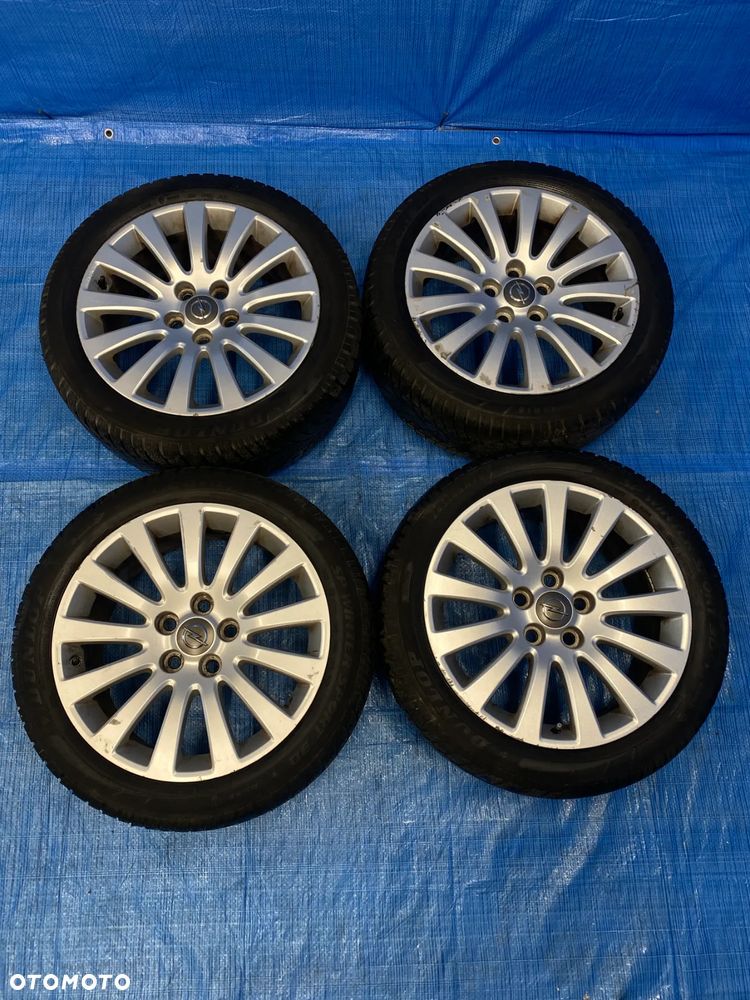 KOŁA KOŁO FELGA ALUMINIOWE ALUSY 18" 5X120; 67,1mm KOMPLET OPONY ZIMOWE DUNLOP 3,2mm OPEL INSIGNIA A  BMW - 2