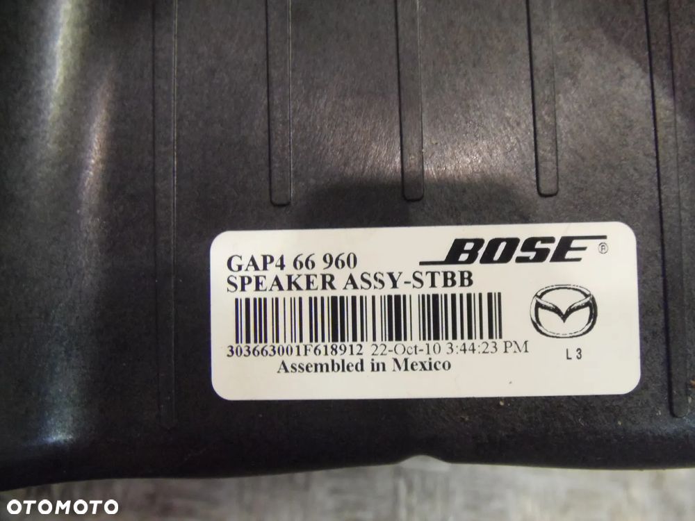 MAZDA 3 II BL SUBWOOFER GŁOŚNIK NISKO TONOWY - 2