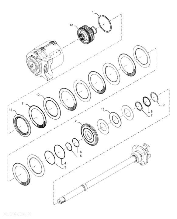 New Holland T6090 Piasta 84482494 - 1