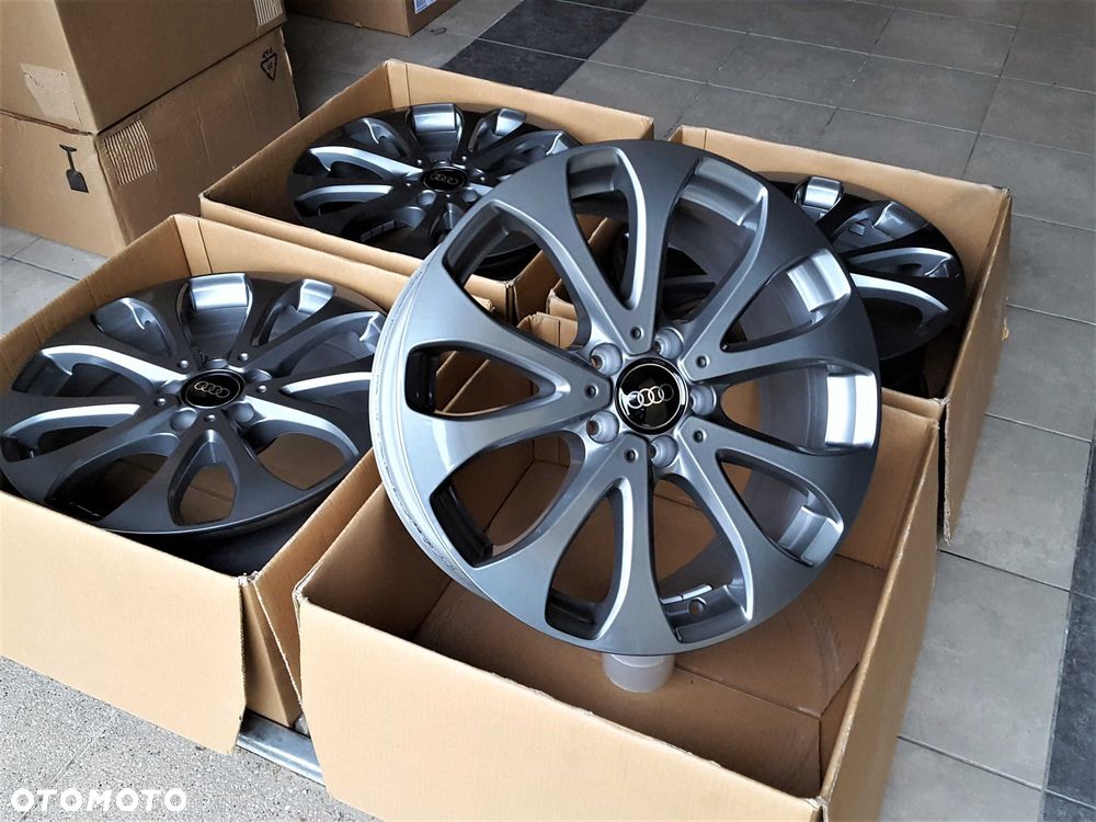 Alufelgi 18 5x112 Audi A4 A5 A6 A7 A8 Q3 Q5 Grafitowe Oryginalne! 243# - 2