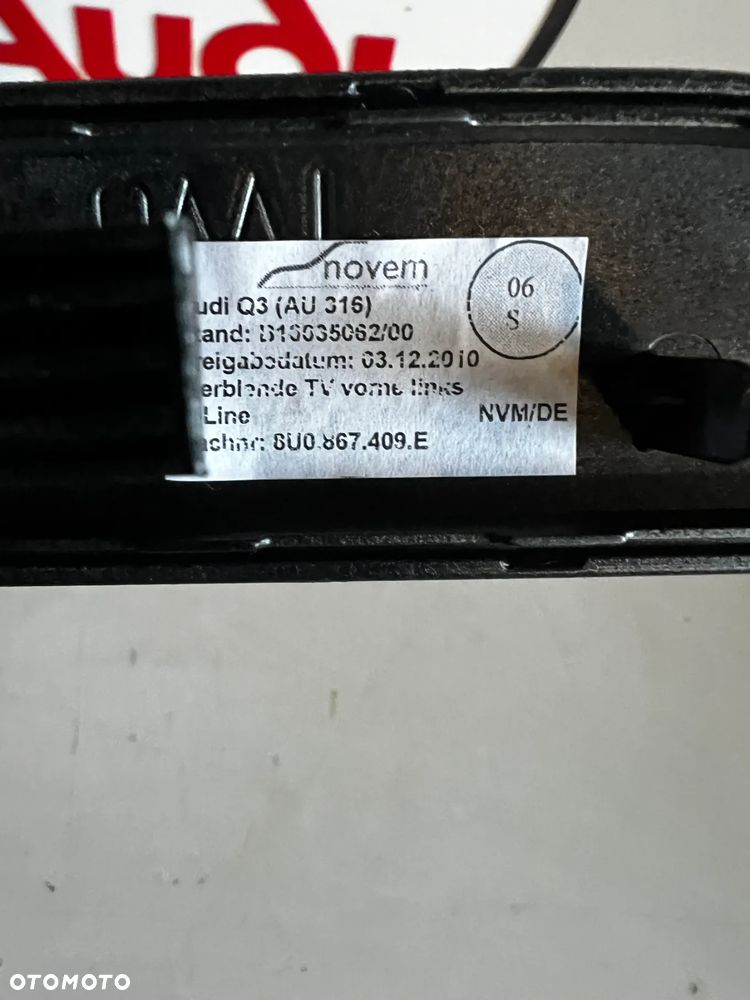 AUDI Q3 listwy ozdobne drzwi DEKOR komplet LEWA STRONA 8U0867419E 8U0867409E - 2