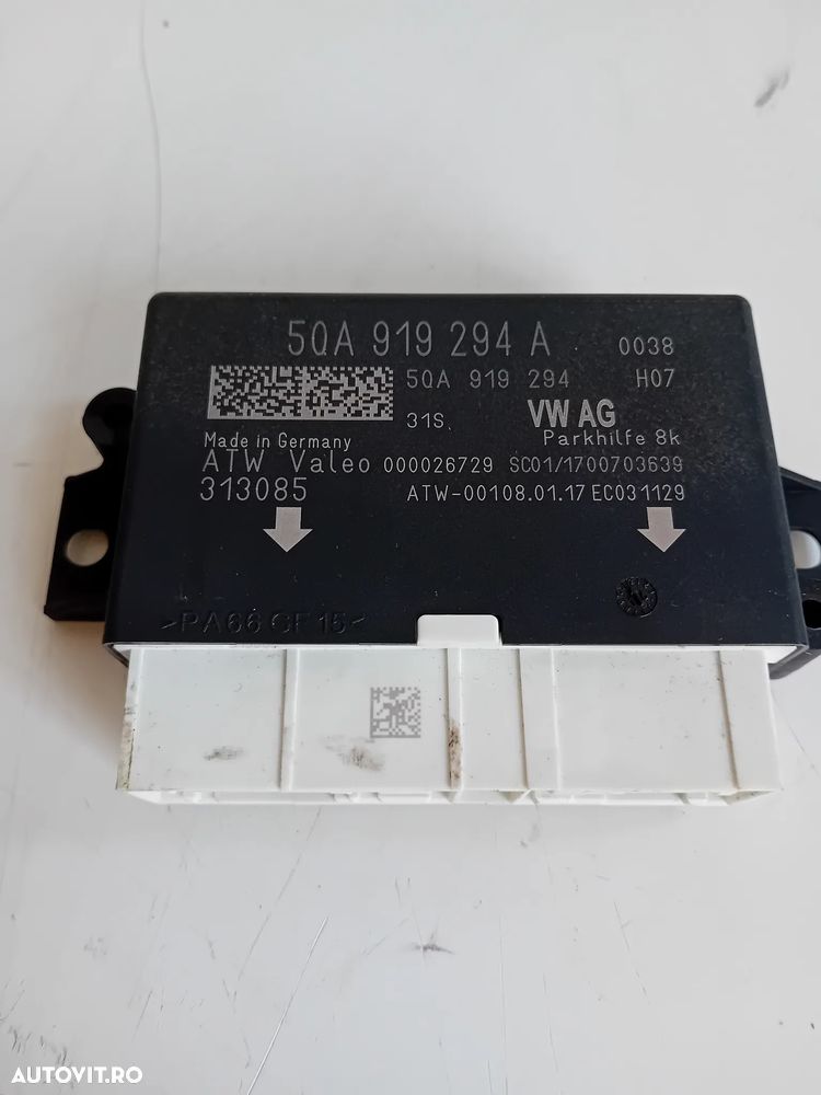 Modul Senzori De Parcare Vw Seat Skoda Audi 5Q0919294A Golf 7 A3 8V Superb Octavia 3 Passat B8 Leon - 5