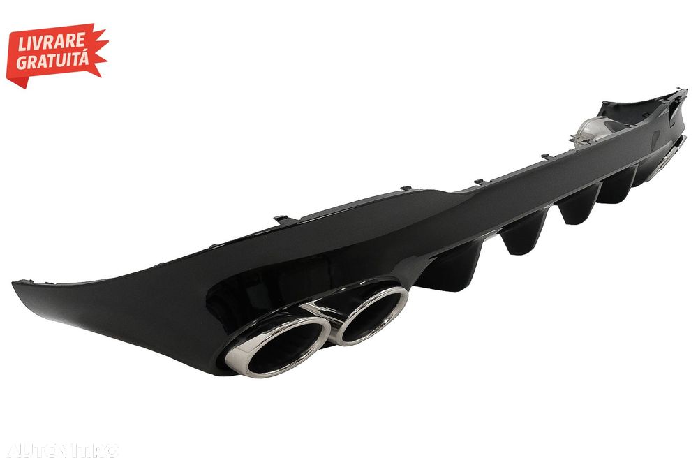 Difuzor Bara Spate cu Ornamente Evacuare Mercedes CLA X118 Shooting Brake C118 Cou- livrare gratuita - 3