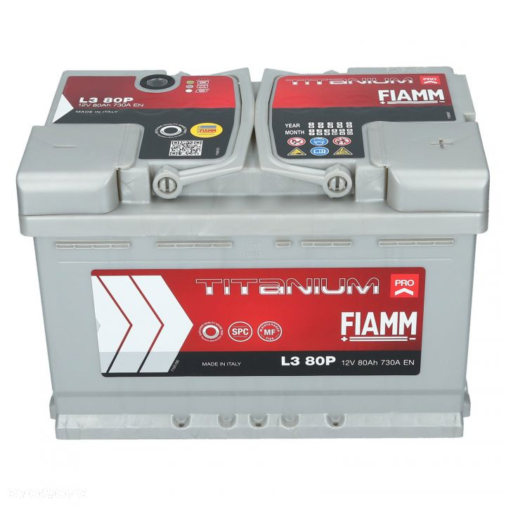 Akumulator FIAMM Titanium PRO L3 80P 80Ah 730A - 2