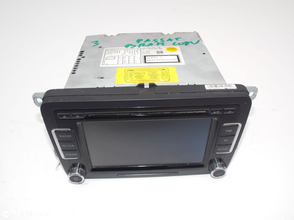 radio nawigacja passat b6 b7 cc golf vi touran tiguan 3c8035195 - 1