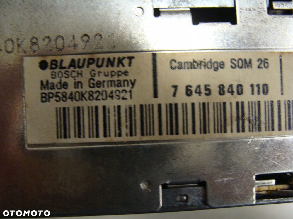 radio oryginał mercedes 124 1987r blaupunkt cambridge sqm 26 - 7