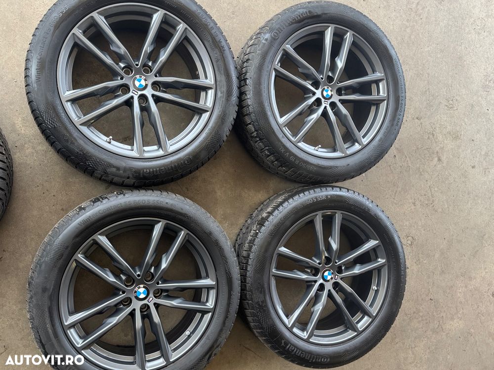 Vând jante originale BMW X3-X4 G01-G02 pe 19” cu anvelope de iarnă - 1