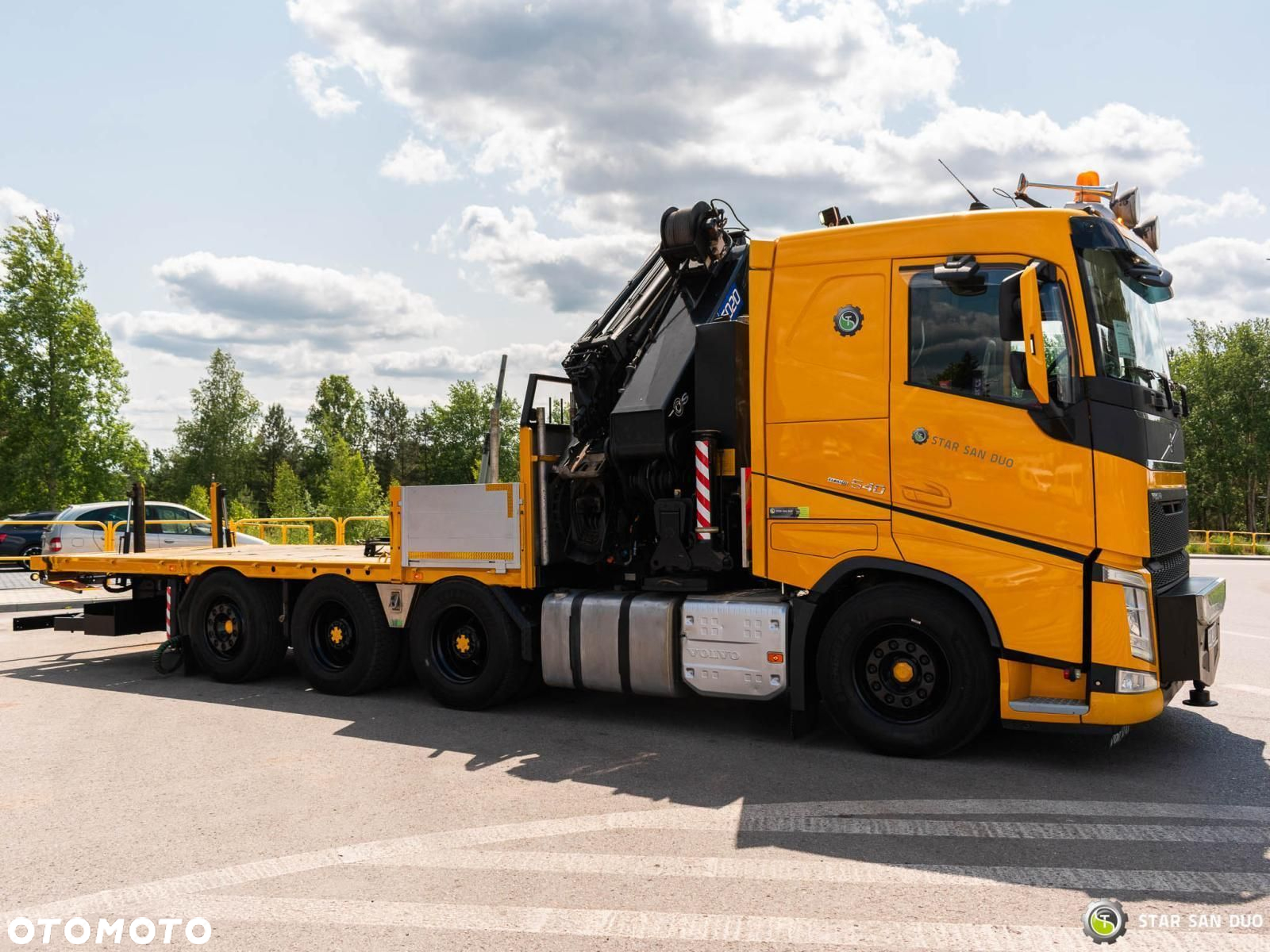 Volvo FH 540 8x4 HMF 6020 Fly Jib  Wciągarka Ciągnik - 9