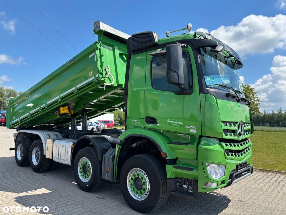 Mercedes-Benz AROCS 3251 8x4 Hydroburta Meiller Kiper (3248, 3243, 3245, 3246) bezwypadkowy z Niemiec, TOP stan . gotowy do pracy. - 10