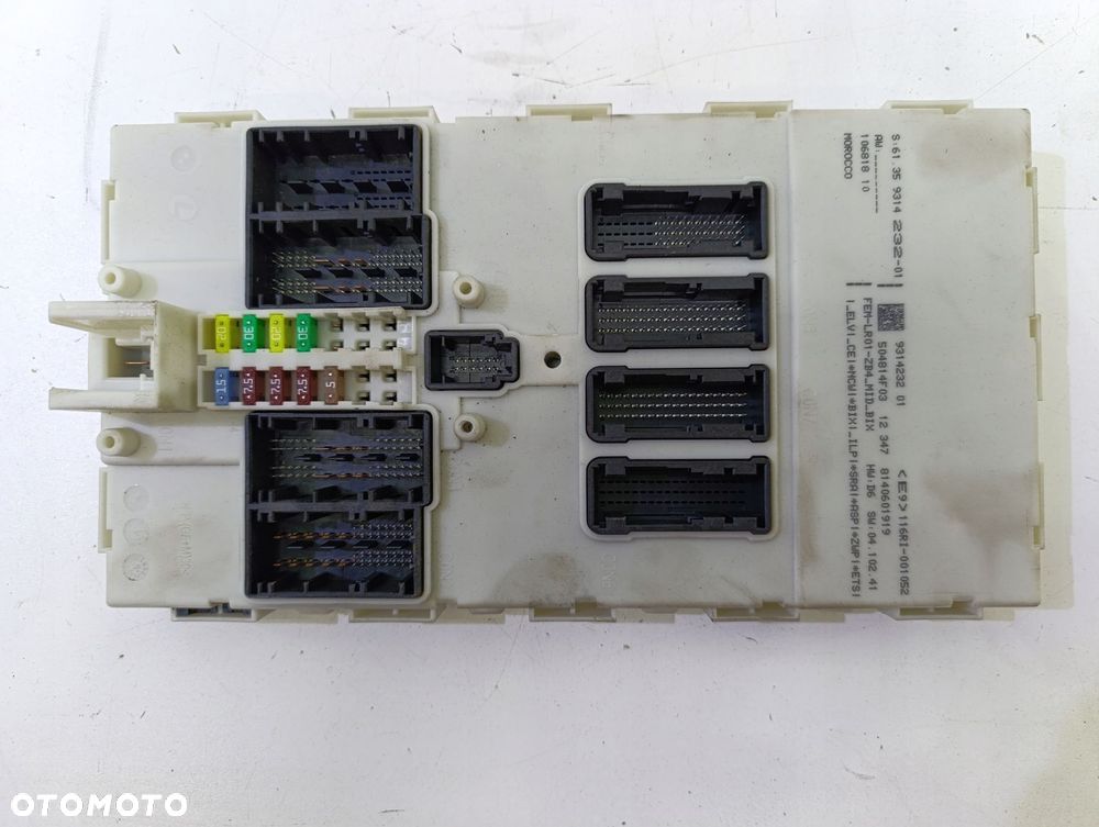 BMW F20 F30 MODUŁ STEROWNIK FEM BDC 9314232 - 1