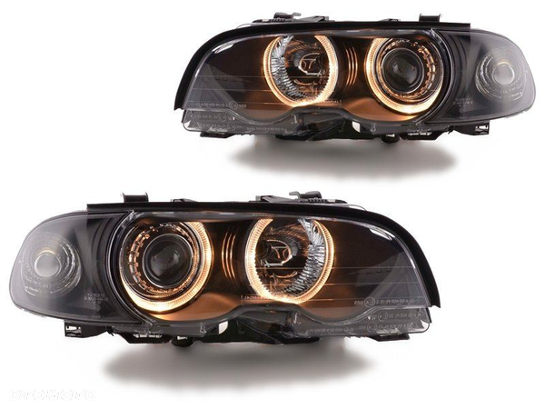 Lampy BMW E46 99-03R COUPE CABRIO SOCZEWKI Ringi