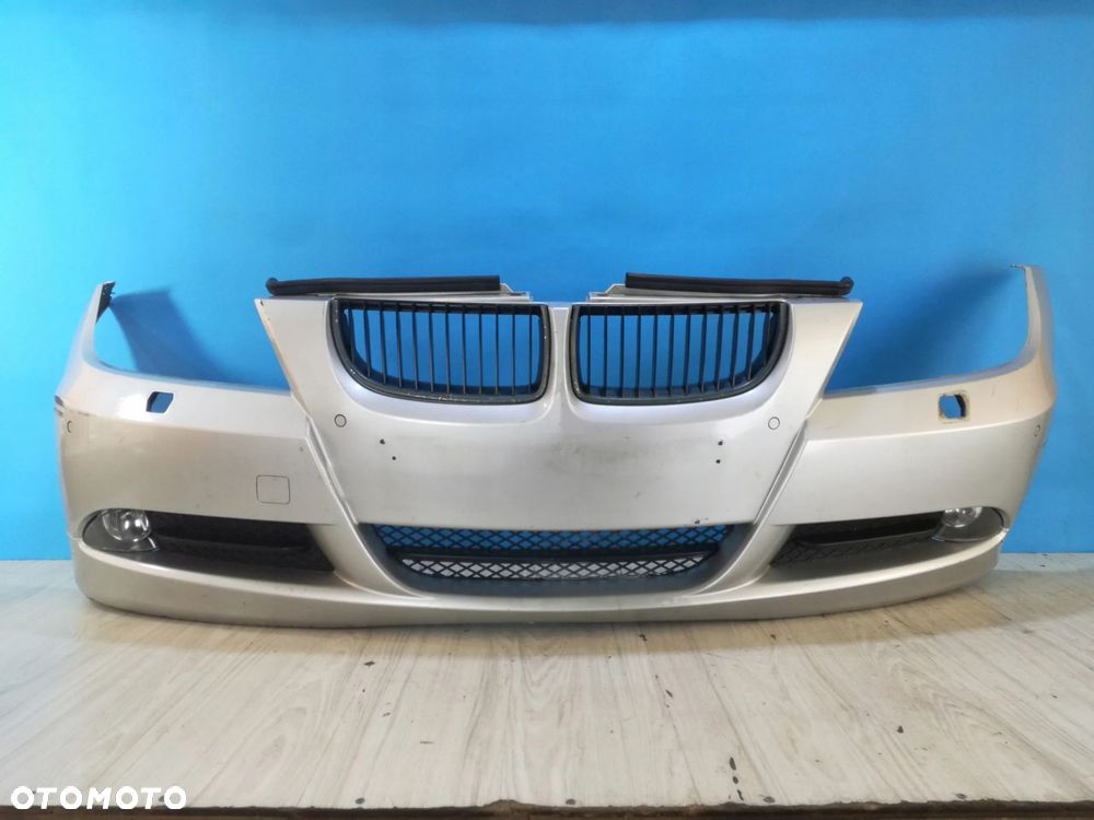 Bmw 3 E90 E91 Titansilber 354 zderzak przód 04/08 PDC spryski - 1