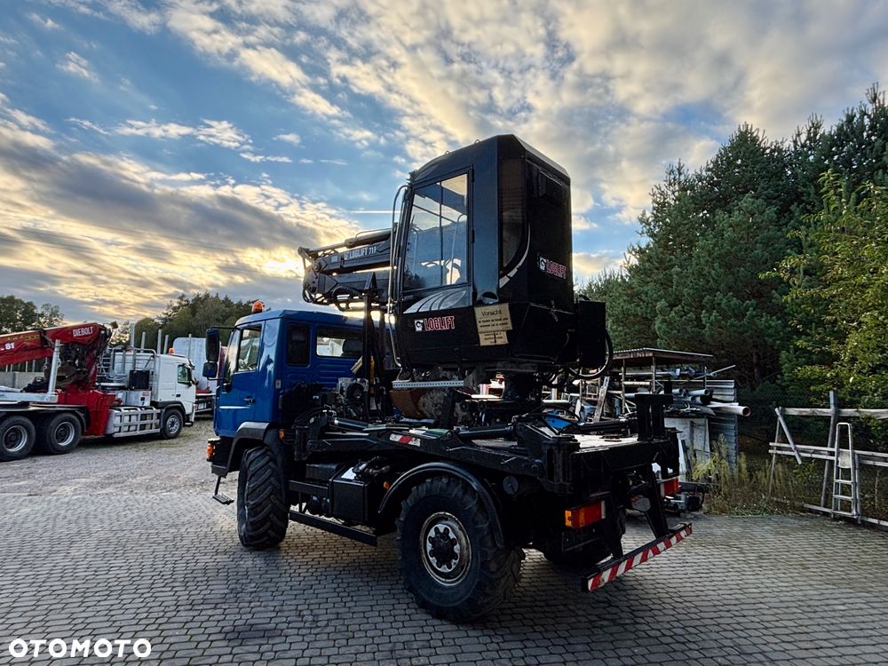 MAN 4x4 energetyka wiertnica dźwig z kabiną  SPROWADZONY - 5