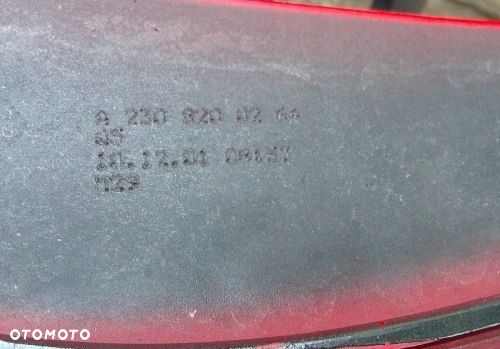 MERCEDES SL R230 W230 230 LEWA TYLNA LAMPA ORYGINAŁ - 6