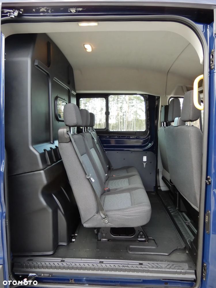Ford Transit 2.0 DCiV 130 Km EcoBlue Wersja TREND L3H2 Blaszak Furgon 6-Cio Osobowy Doka Brygadowy Dubel + 1267 Kg Ładowność DMC 3500 Kg Stan Auta Jak Nowy UNIKAT !!! - 21