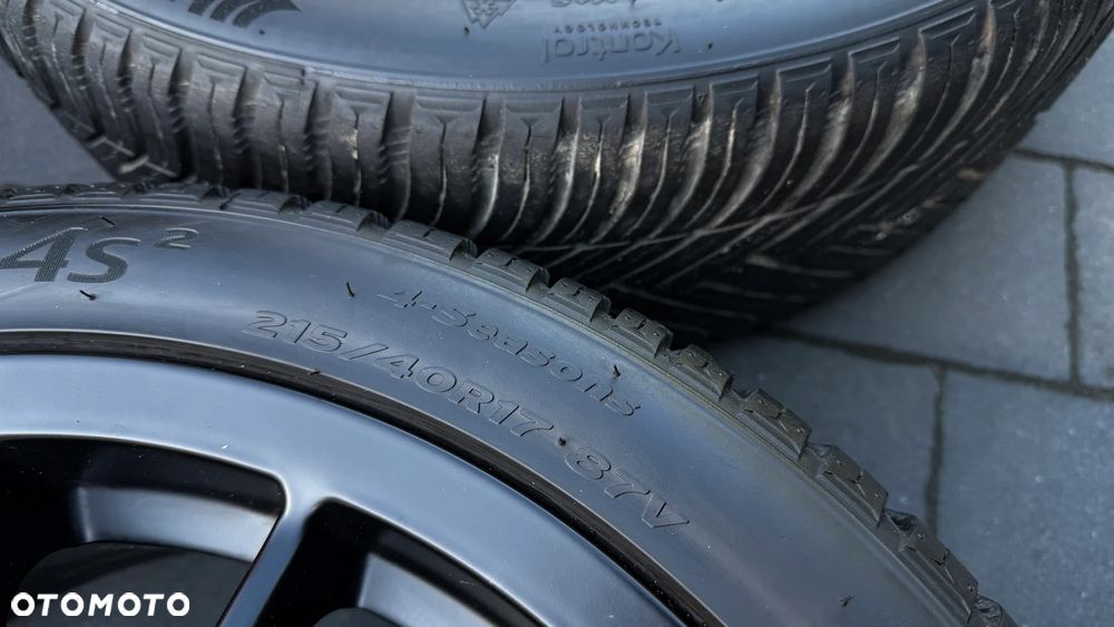 Koła r17 215/40 Hankook 4x108 ET45 7J alufelgi felgi volvo ford - 10