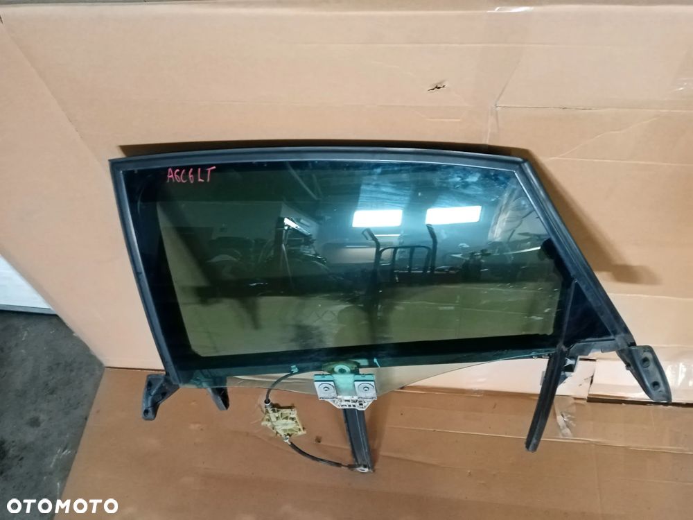 Mechanizm podnośnik szyby ramka lewy tył Audi A6 C6 Sedan - 4