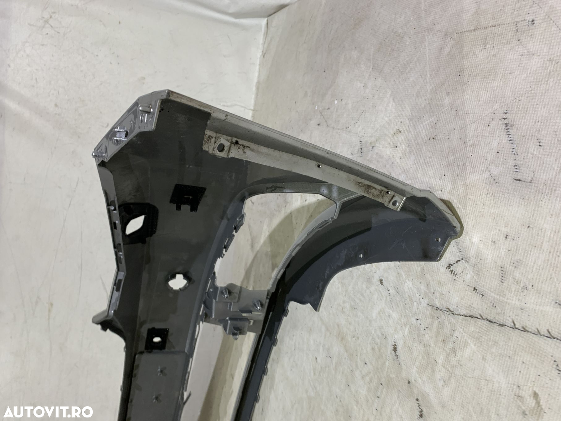 Bara fata Skoda Fabia 3, 2014, 2015, 2016, 2017, 2018, cod origine OE 6V0807221, cu gauri pentru spalatori faruri. - 10