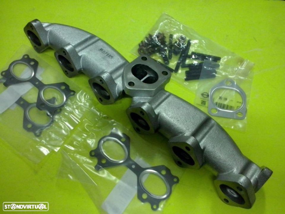 Colector escape ferro bmw E39 E46 E60 E61 E65 x3 x5 525d 530d NOVO - 1