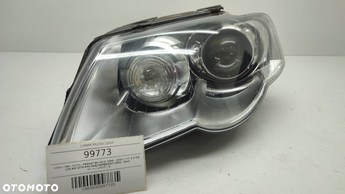 LAMPA LEWA XENON SKRĘTNY 3C0941753G PASSAT B6 EU - 2