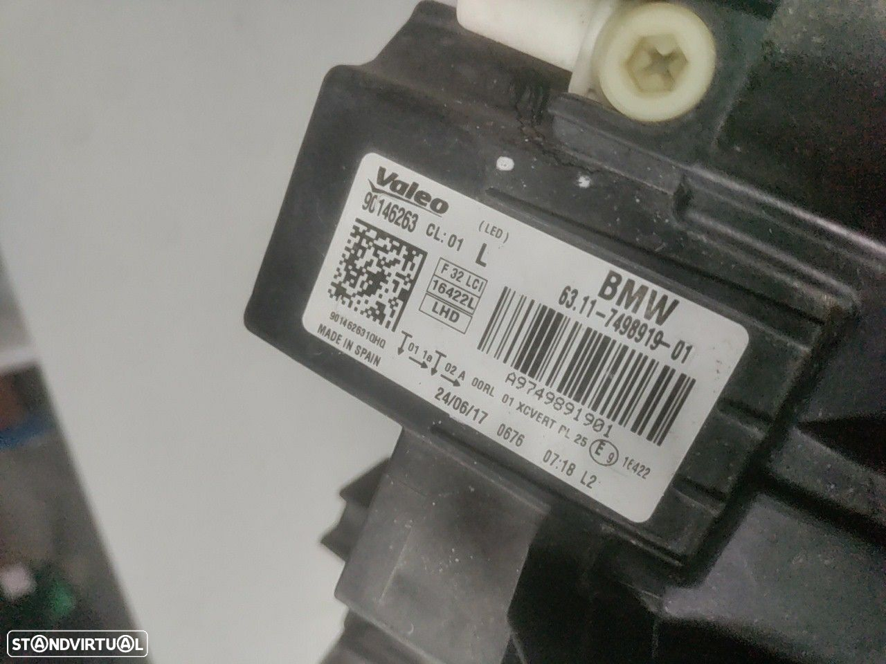 Farol Frente Esquerdo / Otica Esquerda Bmw 4 Gran Coupe (F36)  7498919 - 5