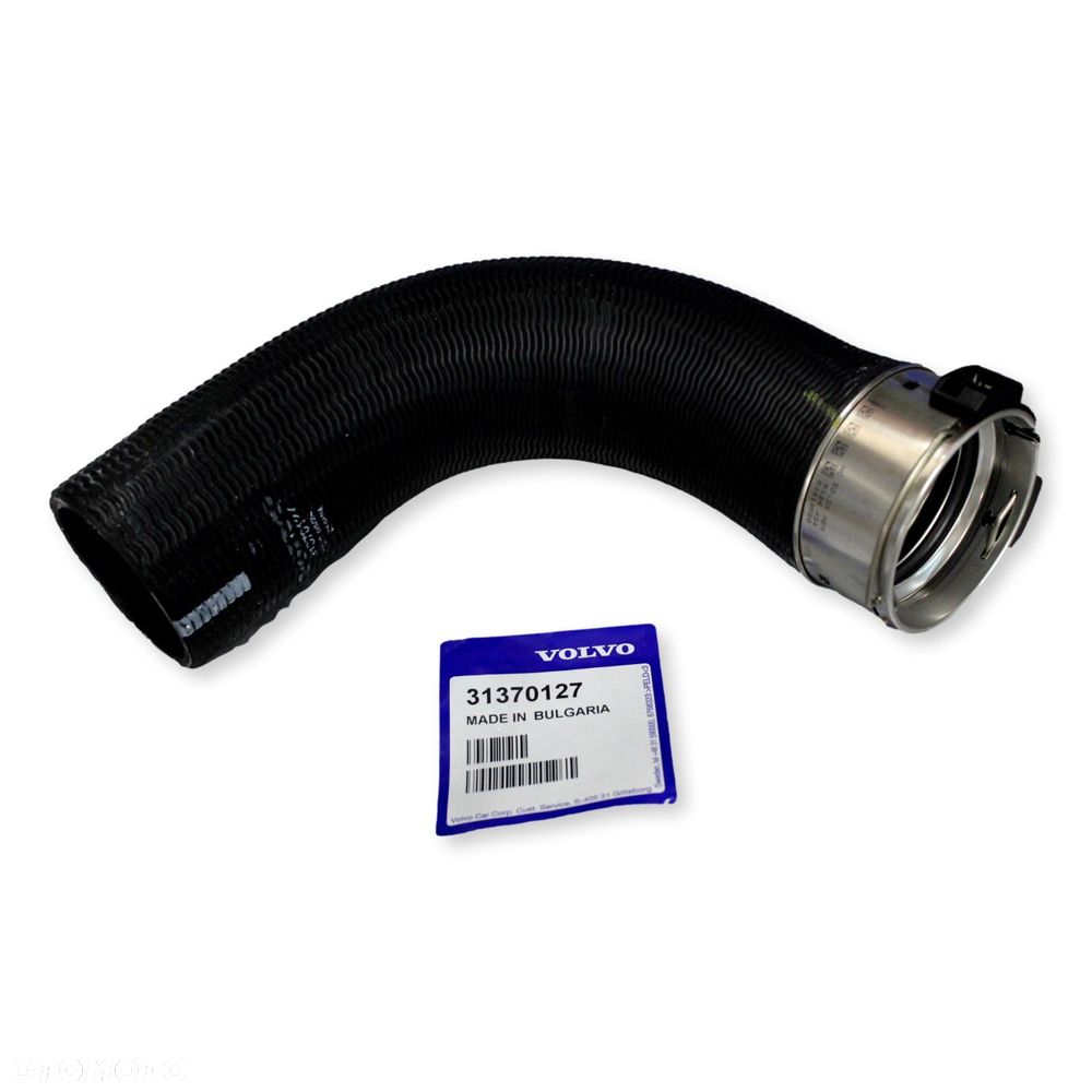 VOLVO S60 S90 V60 XC60 XC90 wąż powietrza dolot przewód intercoolera OE 31370127 - 1
