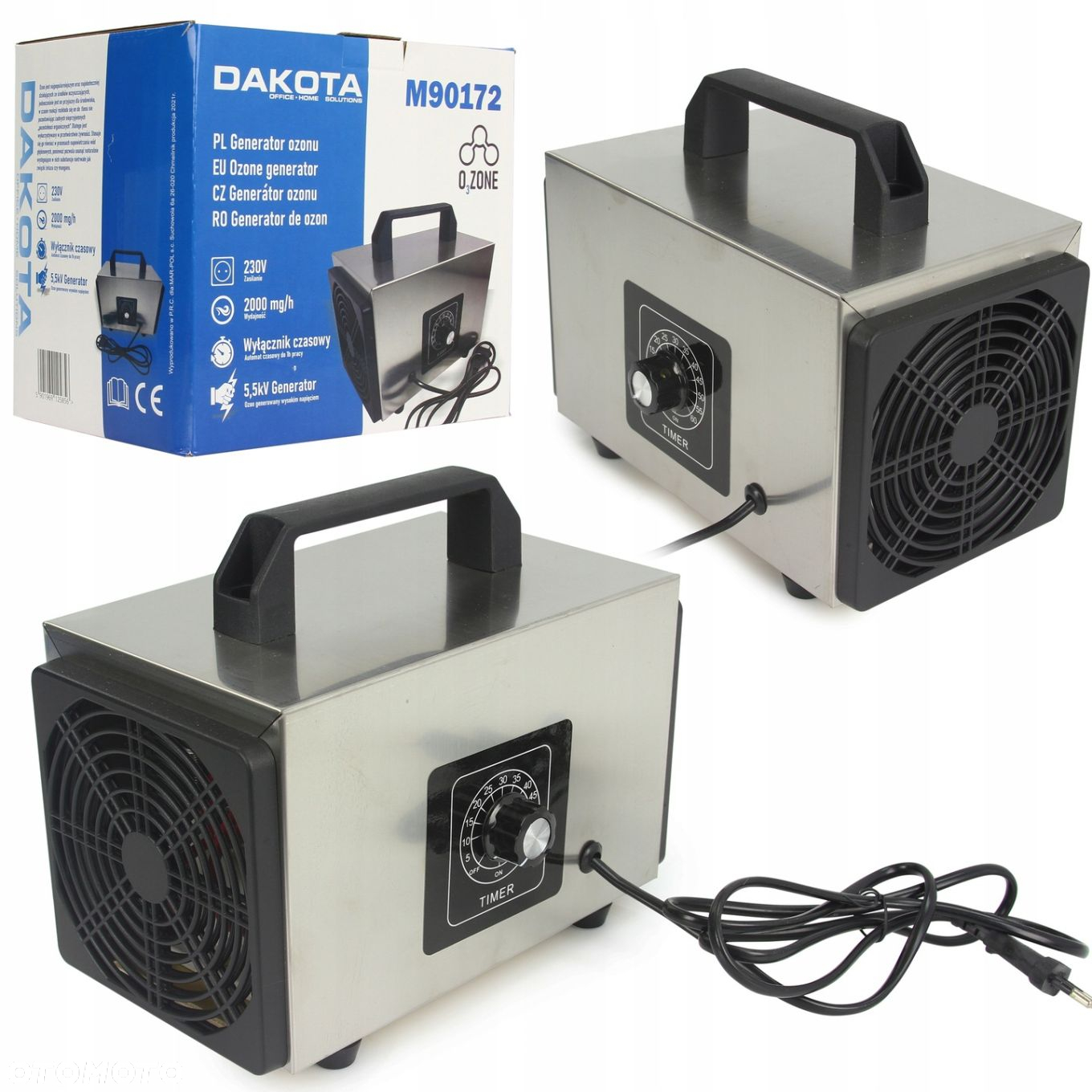 Ozonator Dakota M90172 0 m³/h 110 W bezbarwny - 2