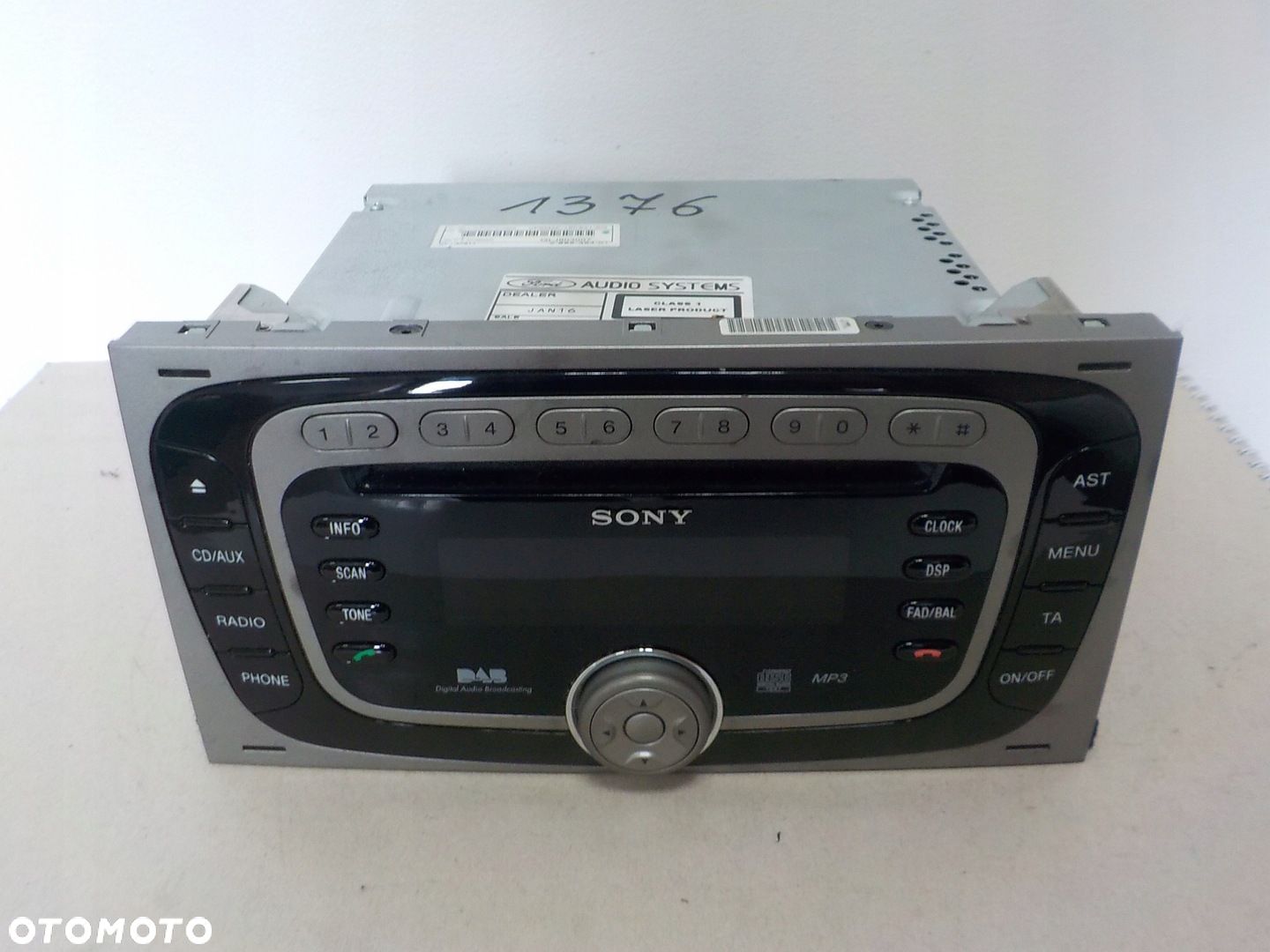 FORD KUGA I RADIO FABRYCZNE SONY DAB MP3 KOD - 1