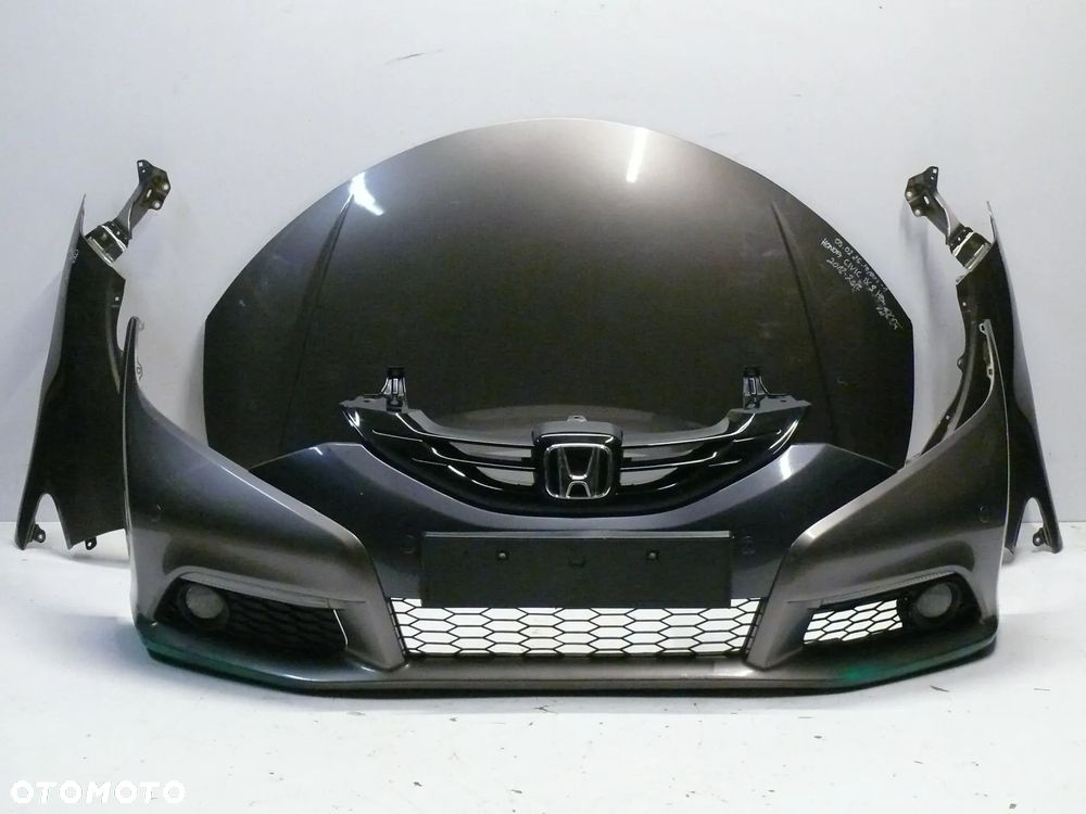 ZDERZAK PRZEDNI MASKA BŁOTNIKI HONDA CIVIC IX 9 GRILL PDC LEDY - 1