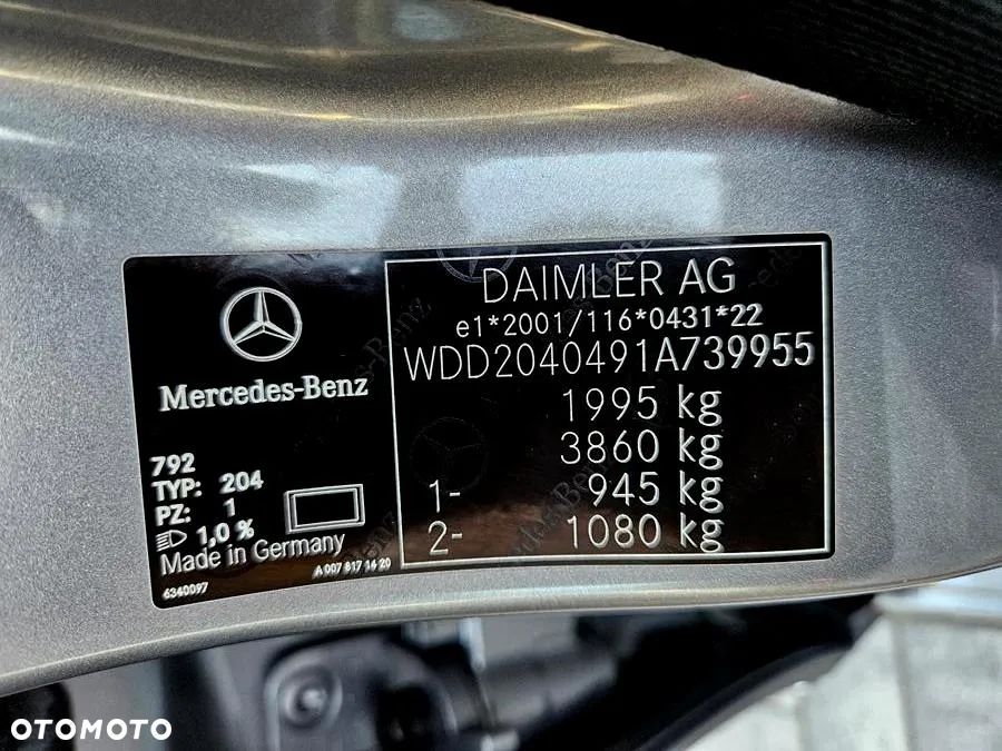 Mercedes-Benz Klasa C 180 BlueEFFICIENCY Avantgarde - 24