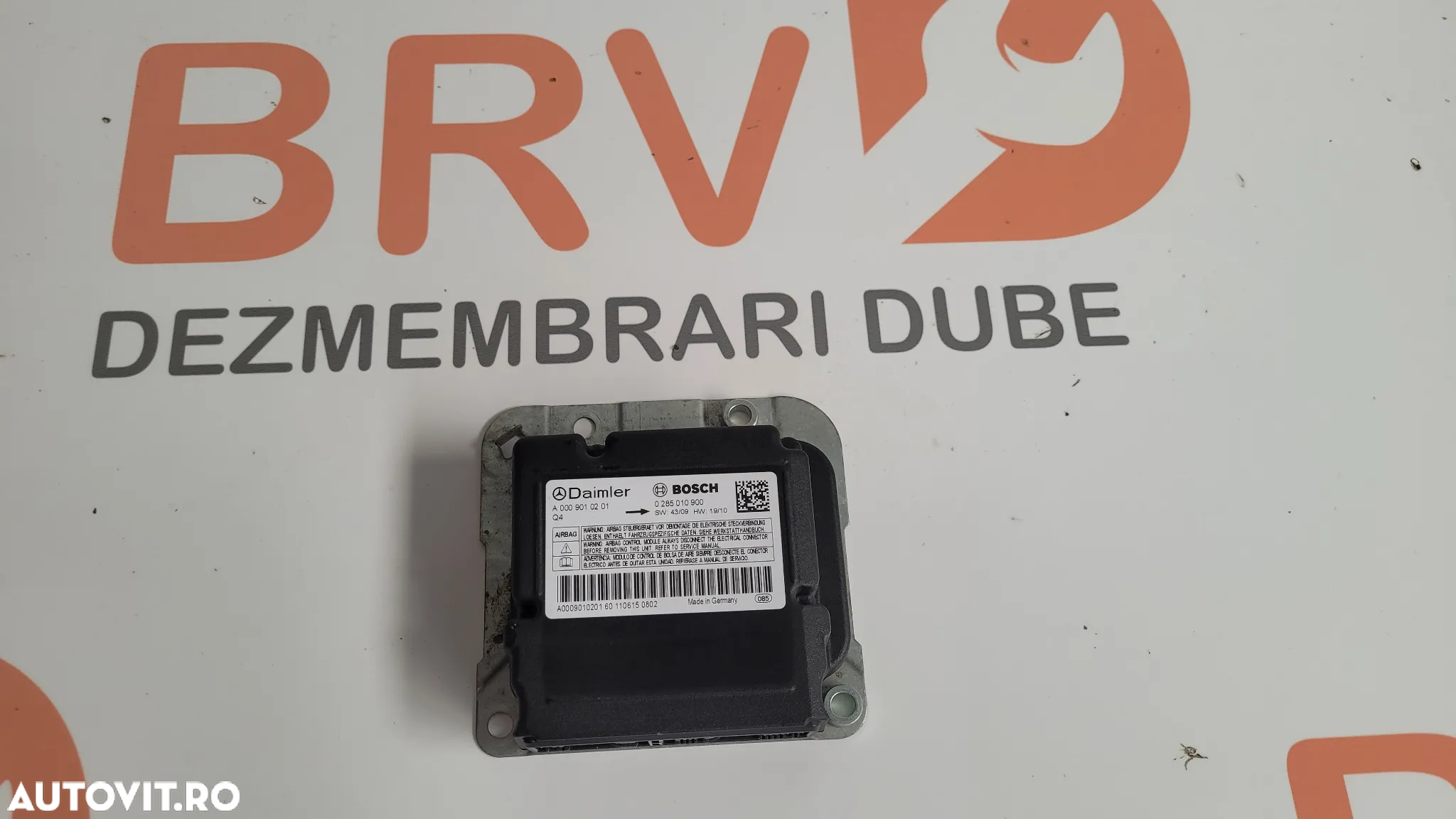 Calculator airbag pentru Mercedes Vito W639 EURO 5 An fabricatie 2010-2014 2,2 motorizare - 2